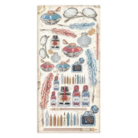 Vintage Library - Stamperia Collectables Double-Sided Paper 6"X12" 10/Pkg