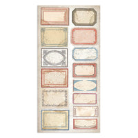 Vintage Library - Stamperia Collectables Double-Sided Paper 6"X12" 10/Pkg