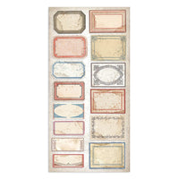 Vintage Library - Stamperia Collectables Double-Sided Paper 6"X12" 10/Pkg