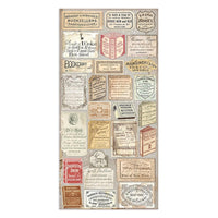 Vintage Library - Stamperia Collectables Double-Sided Paper 6"X12" 10/Pkg