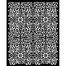 Vintage Library Texture - Stamperia Stencil 7.87"X9.84"