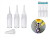 Plastic Bottles: 1.1 fl oz (33ml) Fine Tip Applicator Bottle w/lid x3