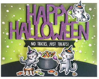 Purrfectly Wicked Add-On - Lawn Fawn Clear Stamps 3"X4"
