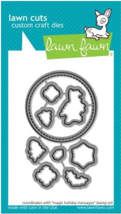 Magic Holiday Messages - Lawn Cuts Custom Craft Die