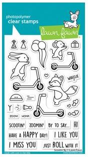 Scootin' By - Lawn Fawn Clear Stamps 4