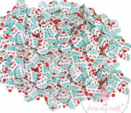 Smiling Cupcake - Dress My Craft Shaker Elements 8gms