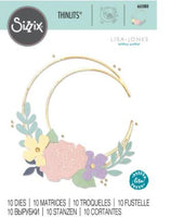Floral Moon - Sizzix Thinlits Dies By Lisa Jones 10/Pkg