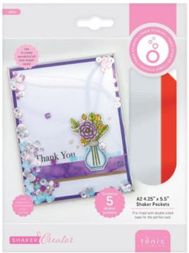 4.25"X 5.5" Shaker Creator Shaker Pockets 5/Pkg - Tonic Studios