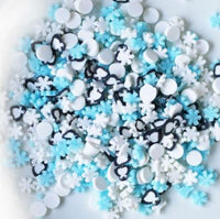 Penguins & Snoflakes Mix - Dress My Craft Shaker Elements 8gms
