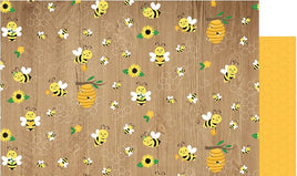Buzzing By - Sweet As Honey Double-Sided Cardstock 12"X12"