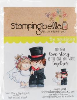 Love Story Squidgy - Stamping Bella Cling Stamps