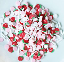 Strawberry Confetti Mix - Dress My Craft Shaker Elements 8gms