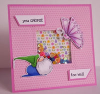 The Gnome & The Butterfly - Stamping Bella Cling Stamps