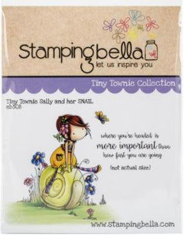 Sally & Her Snail - Stamping Bella Cling Stamps