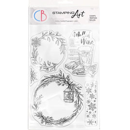 Wreaths & Mulled Wine - Ciao Bella Clear Stamp Set 6x8