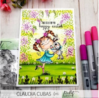 Bunny Dear - Picket Fence Studios 4"X4" Stamp Set