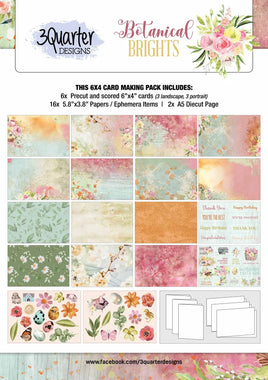 3Quarter Designs - Botanical Brights - Card Kit