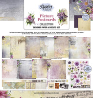 12" X12" Paper Pack - Picture Postcard