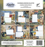 3Quarter Designs - 12" X12" Paper Pack - Wilderness Adventures