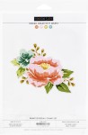 Concord & 9th Clear Stamps 6"X8"-Painted Peony