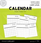 PhotoPlay Undated Spiral Bound Calendar 12"X12"-