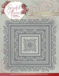 Find It Trading Yvonne Creations Die-Graceful Square, Graceful Flowers