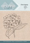 Find It Trading Card Deco Essentials Clear Stamp-Hortensia