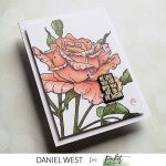 Picket Fence Studios 6"X6" Stamp Set-Budding Roses