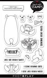 PhotoPlay Say It With Stamps Photopolymer Stamps -Bear Hug