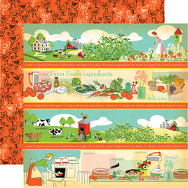 Carta Bella 12 X12 Country Kitchen Collection  Border Strips