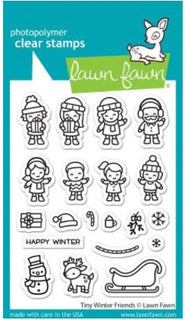 Tiny Winter Friends - Lawn Fawn Clear Stamps 3