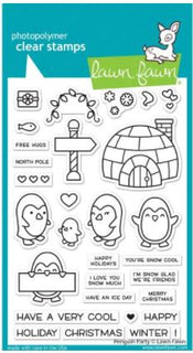 Penguin Party - Lawn Fawn Clear Stamps 4