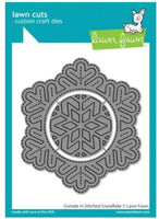 Outside In Stitched Snowflake - Lawn Cuts Custom Craft Die