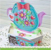 Stitched Teapot - Lawn Cuts Custom Craft Die