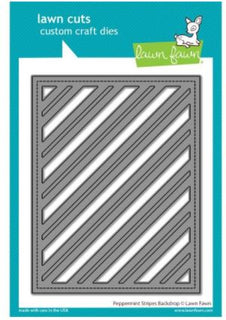 Peppermint Stripes Backdrop - Lawn Cuts Custom Craft Die