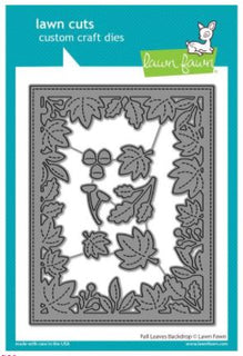 Fall Leaves Backdrop - Lawn Cuts Custom Craft Die