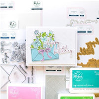 Floral Envelope - Pinkfresh Studio Clear Stamp Set 4"X6"