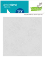 Snowflake Background - Lawn Clippings Stencils
