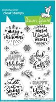 Magic Holiday Messages - Lawn Fawn Clear Stamps 4"X6"