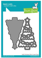Jolly Christmas Tree - Lawn Cuts Custom Craft Die
