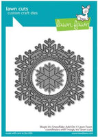 Magic Iris Snowflake Add-On - Lawn Cuts Custom Craft Die