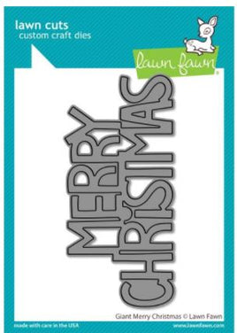 Giant Merry Christmas - Lawn Cuts Custom Craft Die