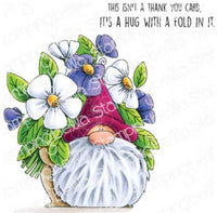 Flowery Gnome - Stamping Bella Cling Stamps