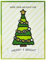 Jolly Christmas Tree - Lawn Cuts Custom Craft Die