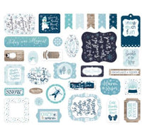 Icons, Winter Magic - Echo Park Cardstock Ephemera 33/Pkg