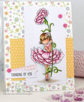 Garden Girl Carnation - Stamping Bella Cling Stamps