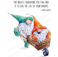 Adventure Gnomes - Stamping Bella Cling Stamps