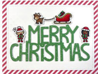 Giant Merry Christmas - Lawn Cuts Custom Craft Die