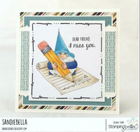 Gnome & The Letter - Stamping Bella Cling Stamps