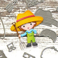 Farmer - Elizabeth Craft Metal Die